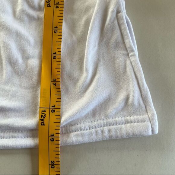 Rue21 Crop Top Womens M White Tank Split Side NWT - Picture 9 of 9